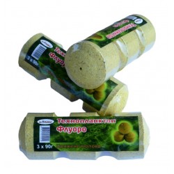 Технопланктон для риболовлі, Флуоро, Art Fishing, 3шт/уп, смак Пряжене молоко